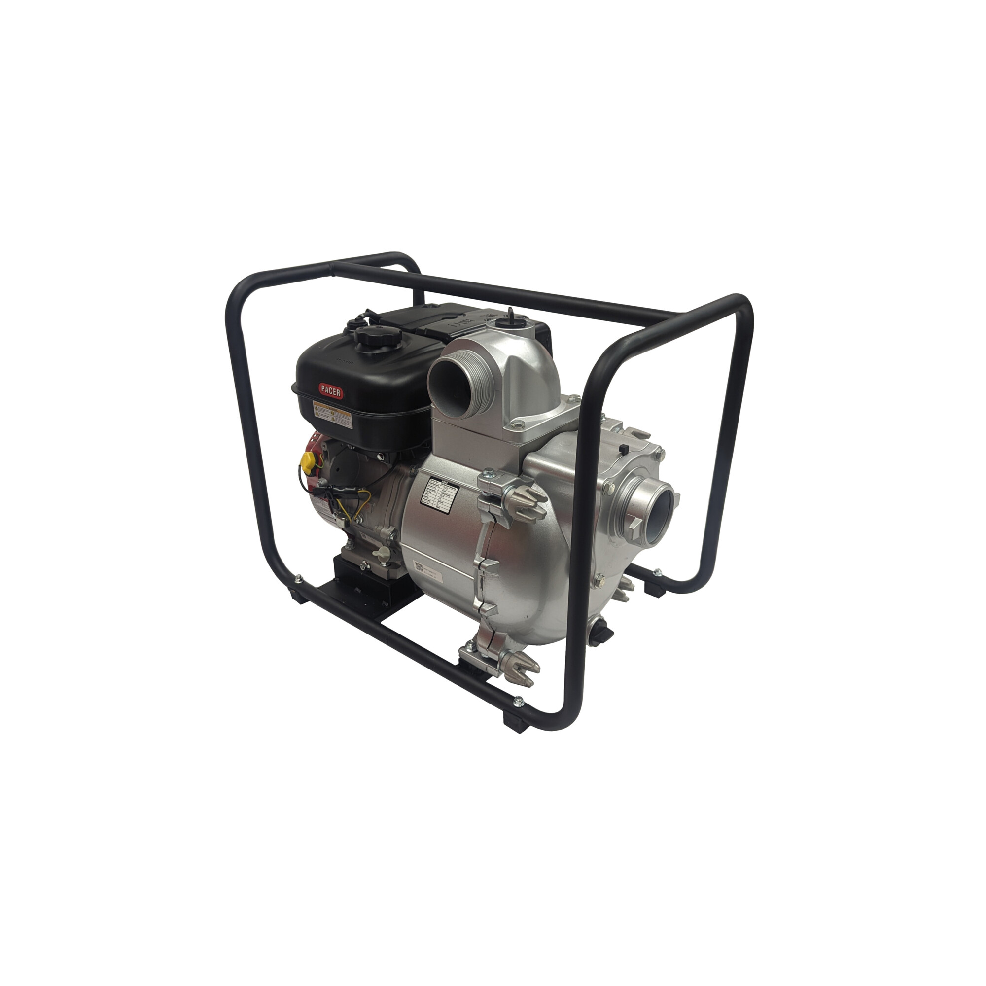 Pacer Pumps, Pacer 3in. Metal,Trash Transfer Pump 272 GPM, Max. Flow Rate 16320 GPH, Horsepower 9 HP, Port Size 3 in, Model# MTP-3